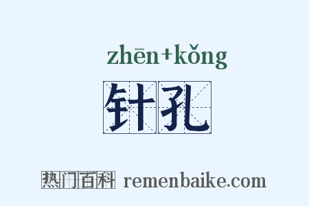 针孔是什么意思的图片